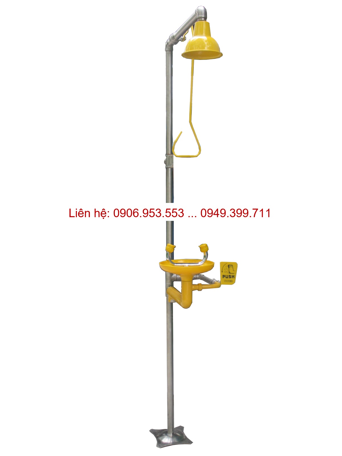 Thiết kế lắp đặt Vòi Sen Khẩn Cấp – Emergency Shower and Eye wash phòng lab